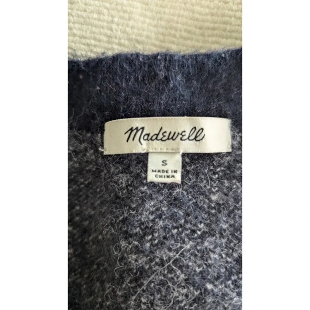 Madewell Cardigan Sweater Knit Button Front Pockets Cozy‎ Layering Small